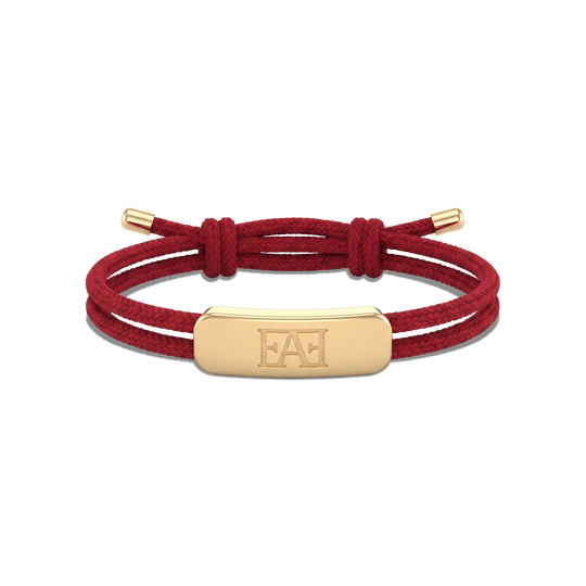 Movement Cord Bracelet / Red Color.