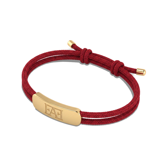 Movement Cord Bracelet / Red Color.