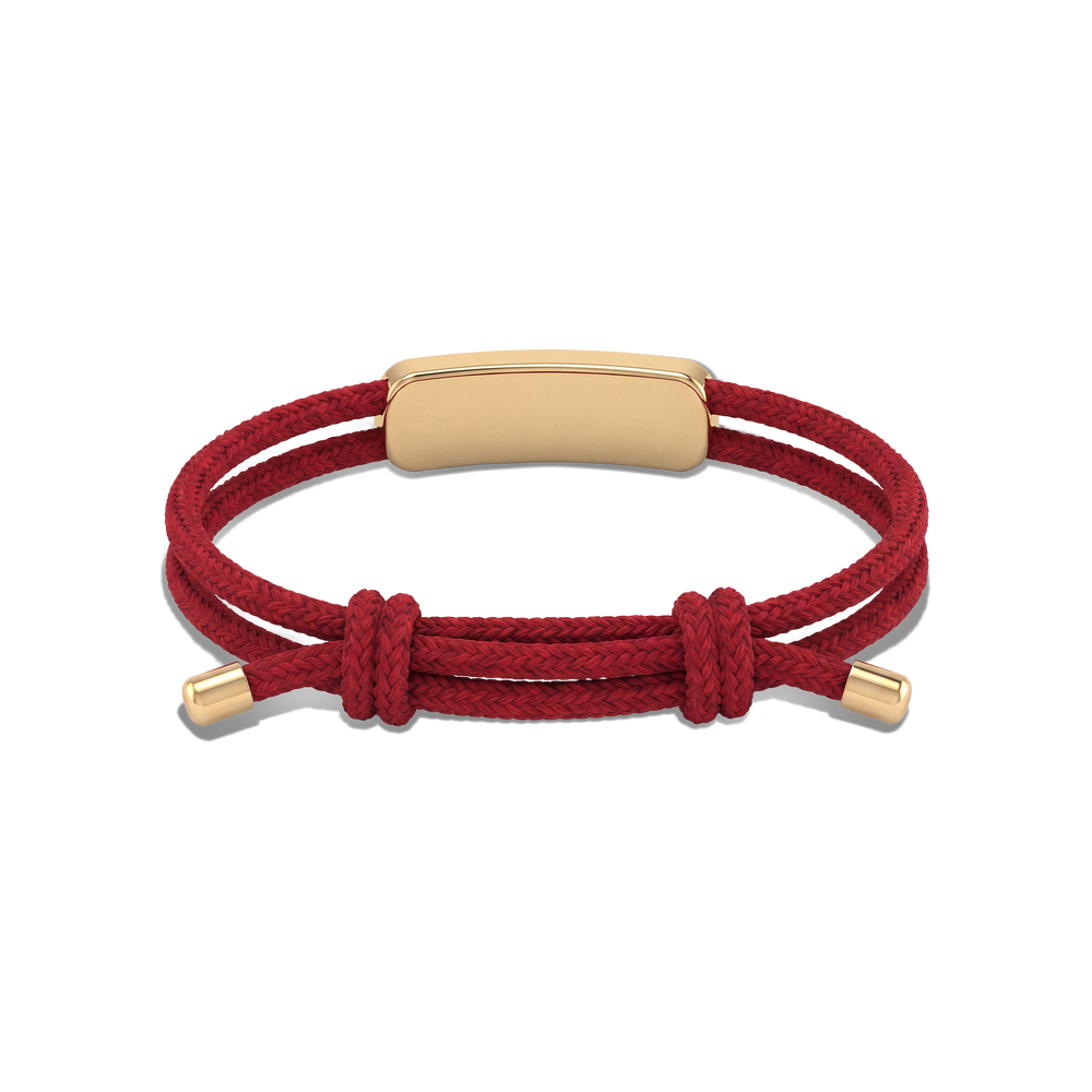 Movement Cord Bracelet / Red Color