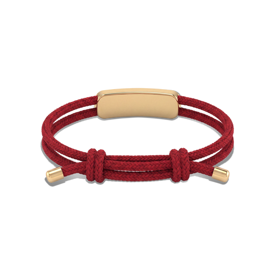 Movement Cord Bracelet / Red Color.