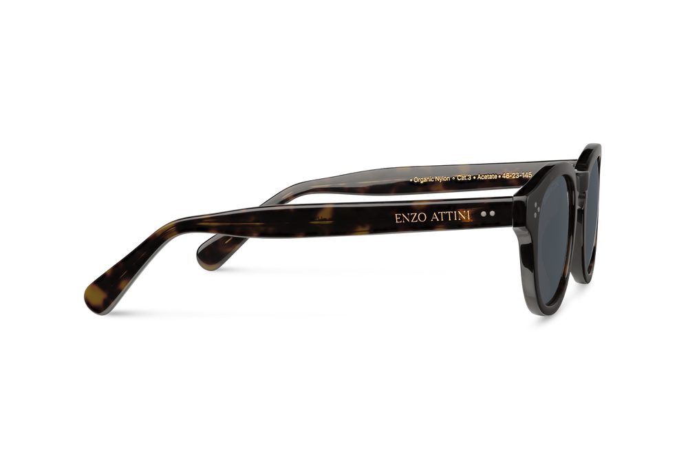 il Pantheon / Dark Tortoise Red + Black Lens. - Enzo Attini - Sunglasses - Products, shop_all_womens, sunglasses, sunglasses_collection, sunglasses_women