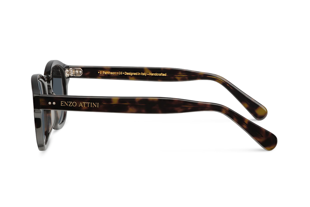 il Pantheon / Dark Tortoise Red + Black Lens. - Enzo Attini - Sunglasses - Products, shop_all_womens, sunglasses, sunglasses_collection, sunglasses_women