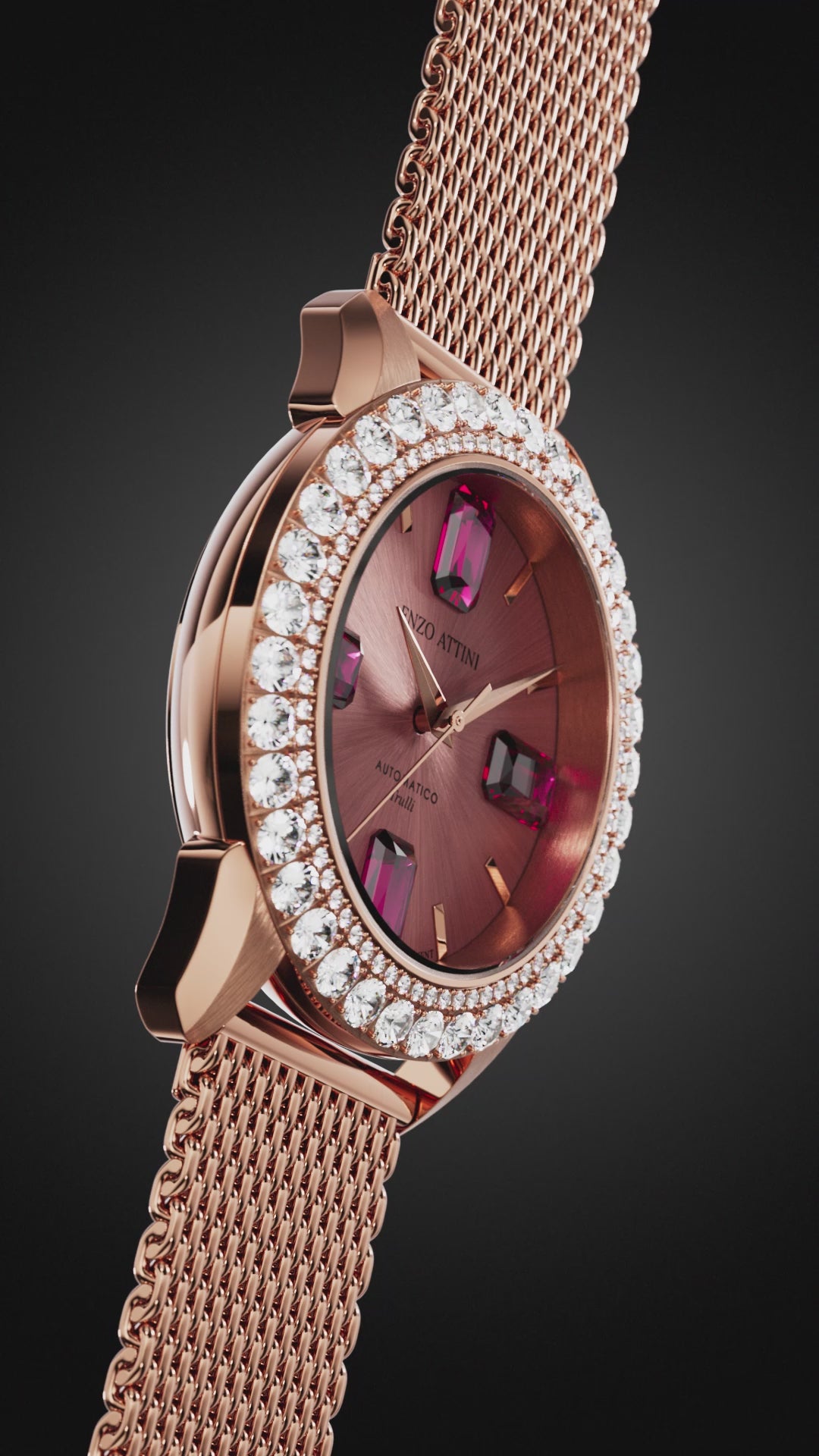 Trulli Automatic lll / Mesh Strap, Swiss Movement.