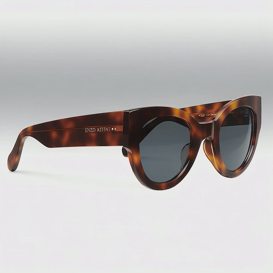 Trulli / Tortoise Red + Dark Black Lens.