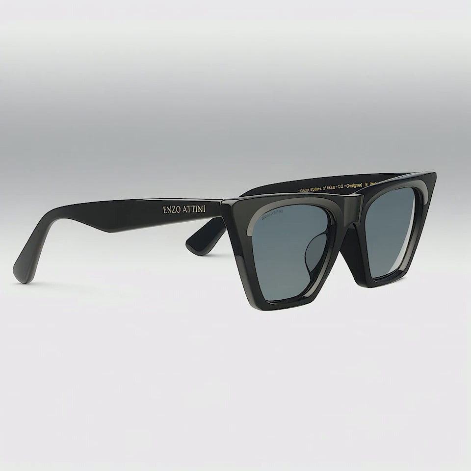 Great Sphinx of Giza / Black + Dark Black Lens.