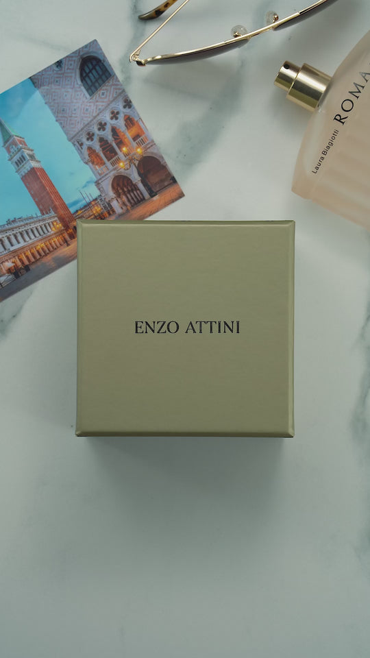 Piazza San Marco di Venezia / President Bracelet, Silver & Rose Gold Color, Swiss Movement