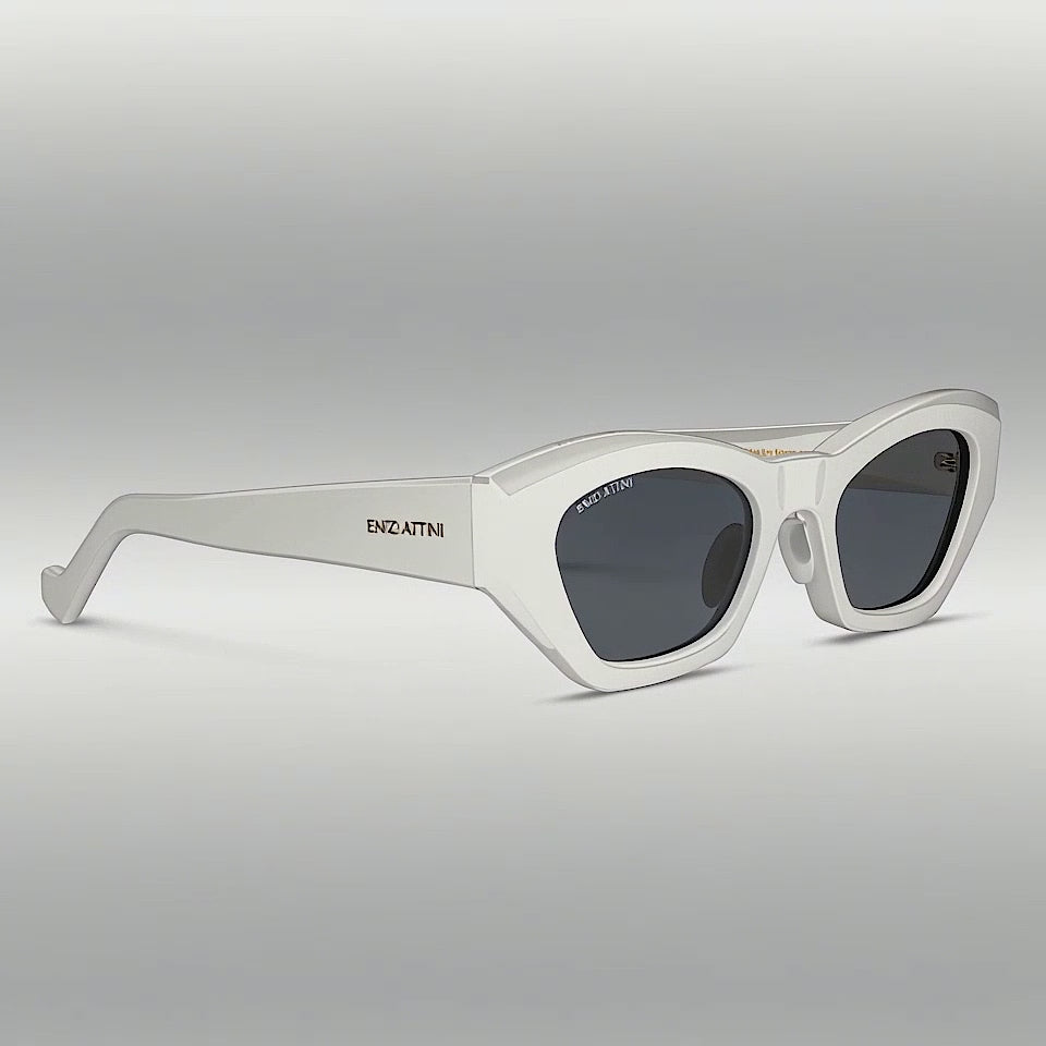 Eiffel Tower White / Dark Black Lens.