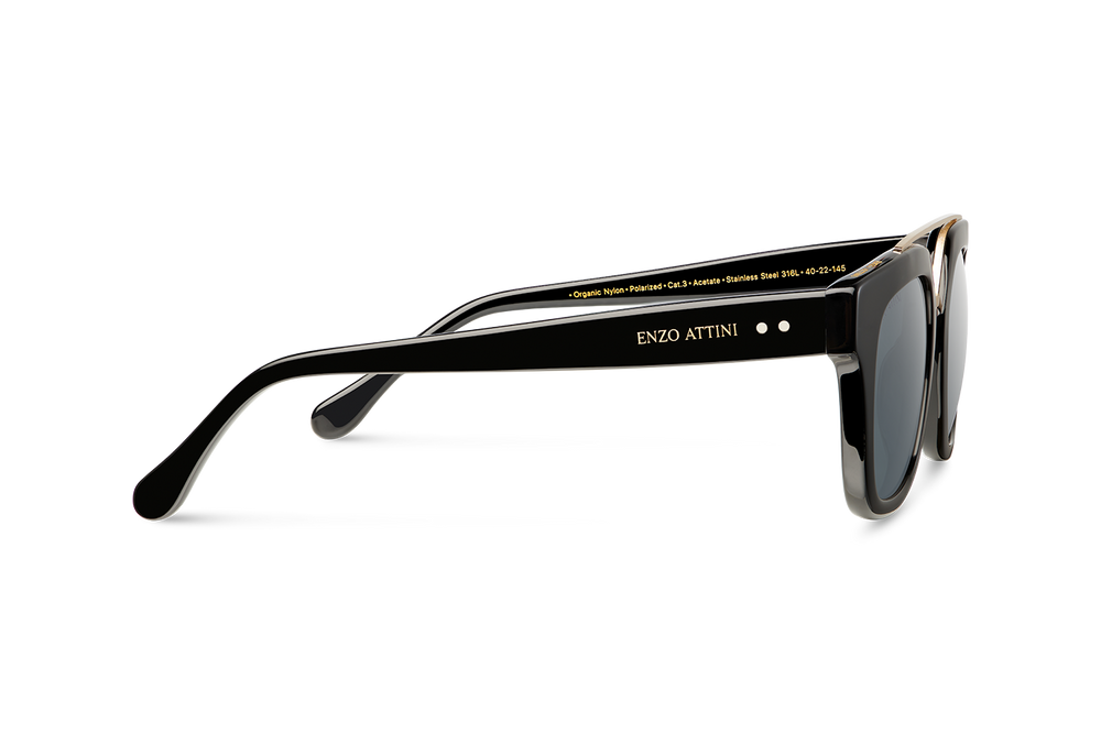 Colosseo di Roma / Black + Dark Black Lens. - Enzo Attini - Sunglasses - BF_WOMEN, Products, shop_all_womens, sunglasses, sunglasses_collection, sunglasses_women