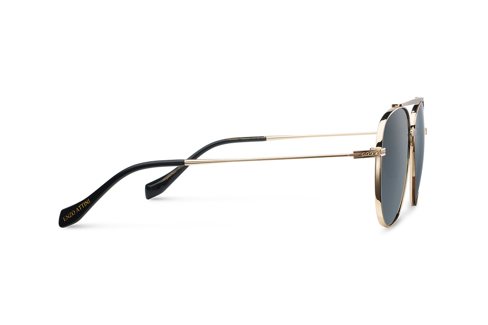 Grand Canyon / Black & Gold + Dark Black Lens - Enzo Attini - Sunglasses - Products, shop_all_mens, sunglasses, sunglasses_collection, sunglasses_men