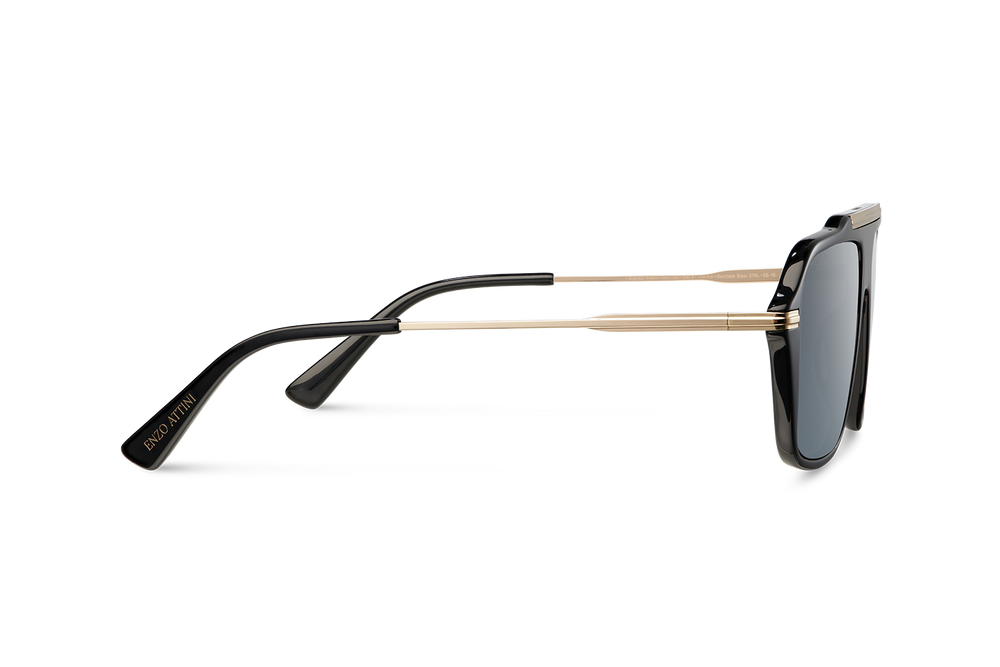 Palazzo Ducezio / Black&Gold Color + Dark Black Lens. - Enzo Attini - Sunglasses - BF_WOMEN, Products, shop_all_womens, sunglasses, sunglasses_collection, sunglasses_women