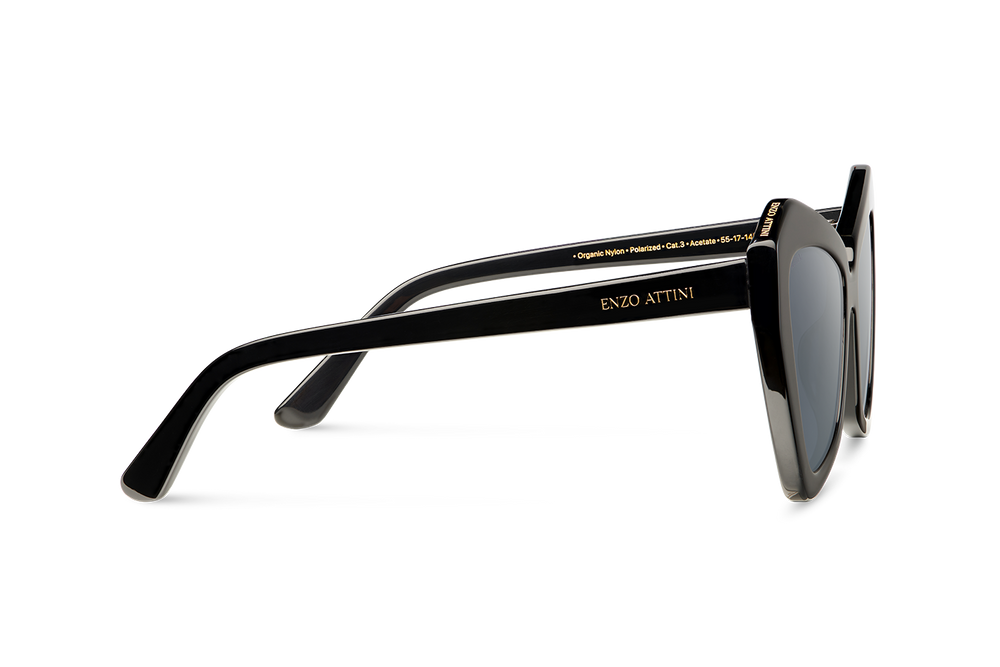 Stonehenge / Black + Dark Black Lens. - Enzo Attini - Sunglasses - Products, shop_all_womens, sunglasses, sunglasses_collection, sunglasses_women, syze sfilate