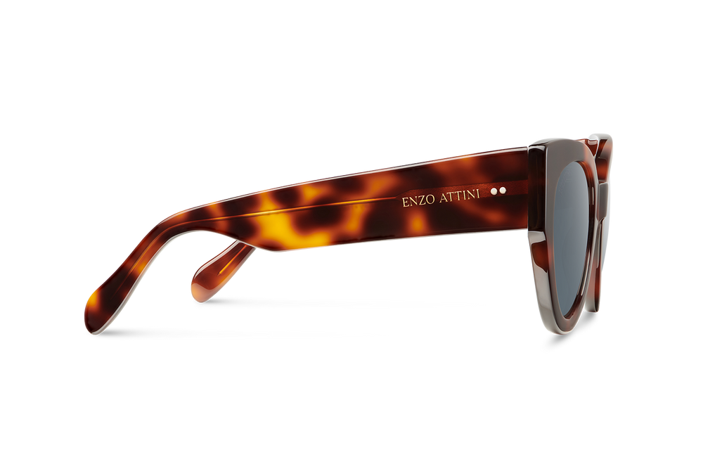 Trulli / Tortoise Red + Dark Black Lens. - Enzo Attini - Sunglasses - Products, shop_all_womens, sunglasses, sunglasses_collection, sunglasses_women, syze sfilate